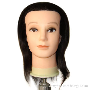 Wig training heads with 12-26-inch length